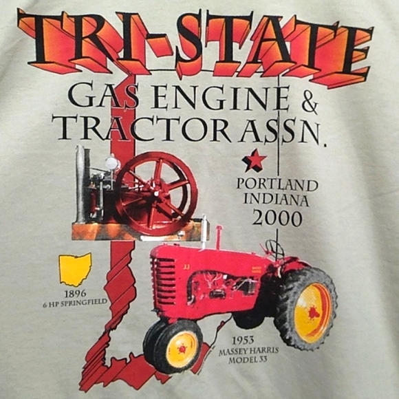 RARE! Vintage Tri-State Gas Engine & Tractor Assn. Portland Indiana 2000 New - Picture 2 of 12